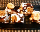 A picture of step 8 of Banana Walnut Pudding.
