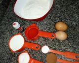 A picture of step 1 of Red velvet cupcakes II.