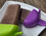 A picture of step 4 of Chocolate Banana Popsicle Recipe | Chocolate Banana Pops.