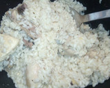 Foto del paso 6 de la receta: Arroz cremoso con Grana Padano y pollo 🌹🍚🌹
