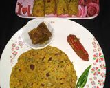 मल्टीग्रेन वेजिटेबल थेपला (Multigrain vegetable Thepla recipe in hindi) रेसिपी चरण 3 फोटो