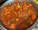 A picture of step 3 of Tokwa Mechado Stew.
