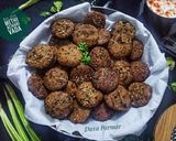 A picture of step 8 of Bajra Methi Achari Vada.