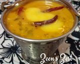 A picture of step 3 of Fenugreek Greens and Spring Onion Daal/Methi Hari Pyaaz Daal.