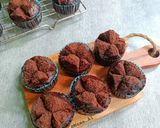 Foto langkah ke 5 dari resep Brownies kukus mekar tanpa telur.