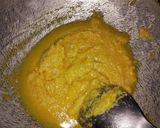 A picture of step 1 of Besan ka halwa.
