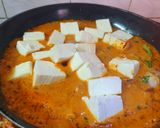 A picture of step 3 of Shahi Paneer Angara.