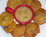 A picture of step 8 of Pomegranate Potato Fritters.