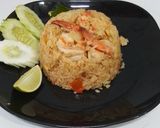 รูปขั้นตอนการทำที่ 6 ของ ข้าวผัดกุ้งโบราณ