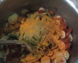 A picture of step 3 of Gajer Mouli or Hari Mirch ka Achar.