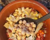Foto del paso 5 de la receta: Bacalao con garbanzos y papa