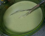 Foto langkah ke 3 dari resep Bingka Telur Pandan.