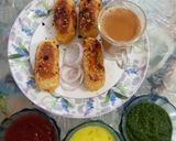 A picture of step 4 of No fry bread  roll.