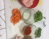 A picture of step 1 of Chicken momos.