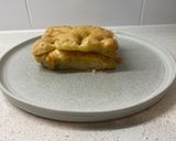 A picture of step 6 of Mayo shredded chicken with melted cheese sandwich.