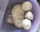 A picture of step 1 of Poori with Potato Curry.