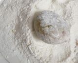 A picture of step 3 of Kurkure chutney bombs.