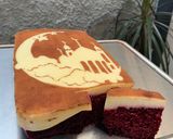 Foto langkah ke 11 dari resep Red Velvet tanpa Terigu (No Mixer, bisa Oven/Kukus).