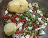 A picture of step 2 of Paao Bhaaji.