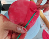 Foto del paso 9 de la receta: Pastel de fondant navideño