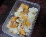 Foto del paso 1 de la receta: Tortilla de papas y batata con pimientos del padrón