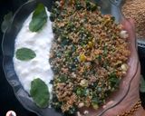 A picture of step 4 of STIR-FRIED AMARANTH QUINOA BOWL.