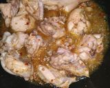 A picture of step 4 of Cholistani chicken khrdai.