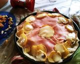 Foto del paso 6 de la receta: Pastel de papas fritas en rodajas, pollo y jamón