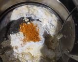 A picture of step 4 of Stuffing Besan Bread Toast.