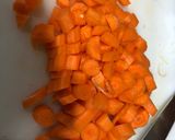 Foto del paso 2 de la receta: Crema de verduras con crujiente de jamón