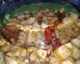A picture of step 7 of Mix fruit chat.