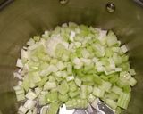 A picture of step 1 of Tuscan Bean Soup.