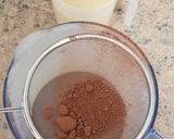 A picture of step 5 of Auntie's steamed zebra cake.