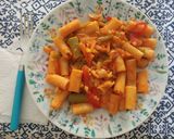 Foto del paso 9 de la receta: ~Pasta de colores con pollo y verduras~