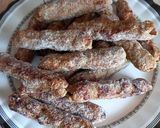 A picture of step 1 of 5 ingredients Chicken seekh kabab karahi.