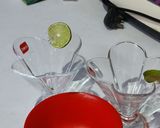 A picture of step 4 of Watermelon mocktail with kulfi ice cream.
