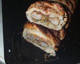 صورة لخطوة 4 من وصفة خبز محشي بشكل رائع 😋😋👍👍
