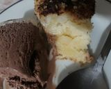 Foto do passo 5 de Cuca Rápida De Banana Com Sorvete De Flocos E Creme