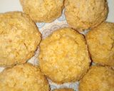 A picture of step 2 of Coconut macarons😋without oven.