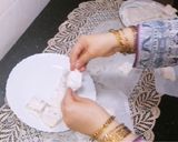 A picture of step 6 of HomeMade Italian Torrone /Nougat Recipe Almond & pistachio Torrone.