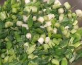 Spring(green) onion with potato recipe step 1 photo
