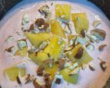 Foto del paso 3 de la receta: Yogur de plátano, fresas y nectarina