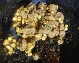 A picture of step 4 of Soyabean Corn Masala.
