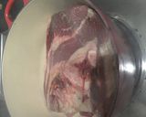 A picture of step 1 of Slow roasted brisket with beans.