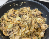 Foto del paso 5 de la receta: Tortiglioni a la crema de champiñones