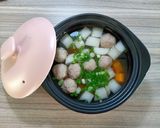 Hình bước làm 2 của món Canh bò viên rau củ