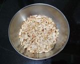 A picture of step 1 of Peanut Katli👌.