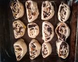 A picture of step 4 of Chocolate Raisin Chelsea Buns.