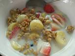 อาหารเช้า กราโนล่าผลไม้รวม Granola mix fruits(330 แคลอรี่) วิธีทำสูตร 6 รูป