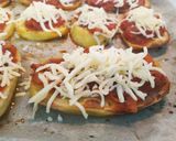Foto del paso 6 de la receta: Milanesas con pizzetas de papas